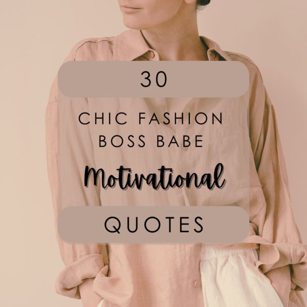 Chic Fashion Boss Babe Motivational Quote Bundle