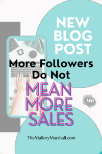 More Followers Do Not Mean More Sales